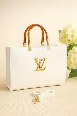 Girl's Rexine Textured Tote Bag