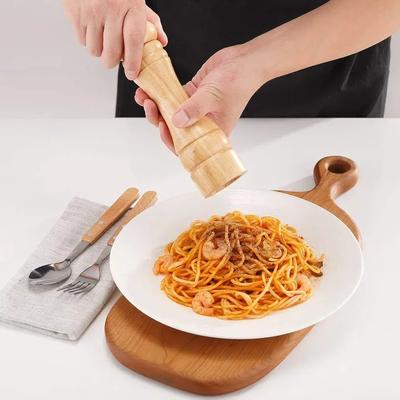 Stylish Wooden Salt And Pepper Grinder - 1 Pc for Kitchen Elegance