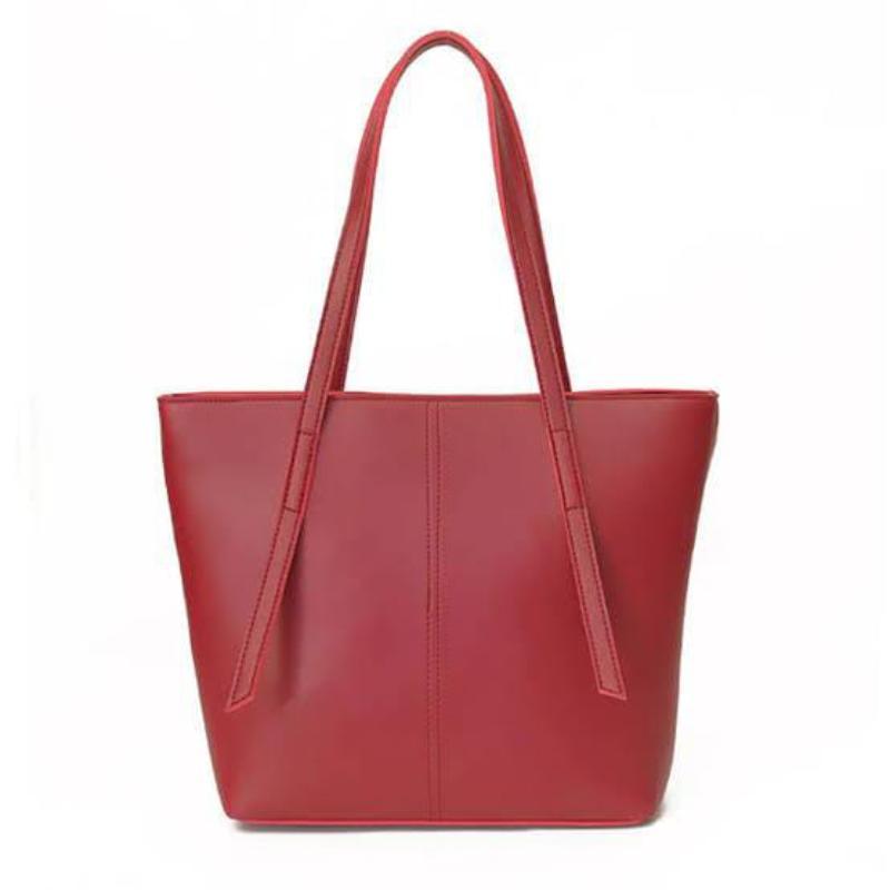 Women's PU Leather Printed Tote Bag