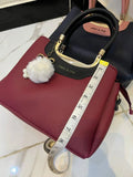 Women's Leather Plain Hand Bag