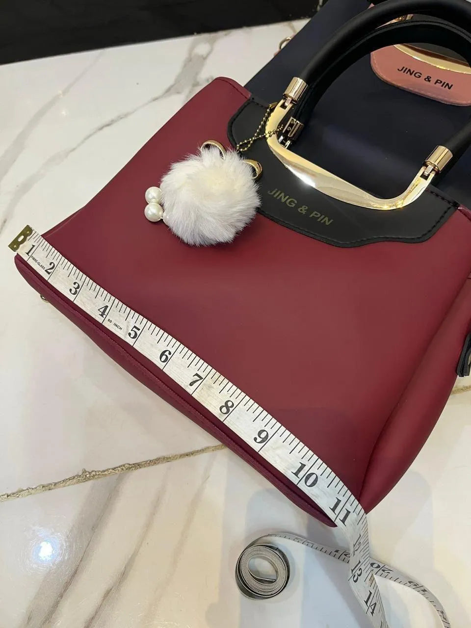 Women's Leather Plain Hand Bag