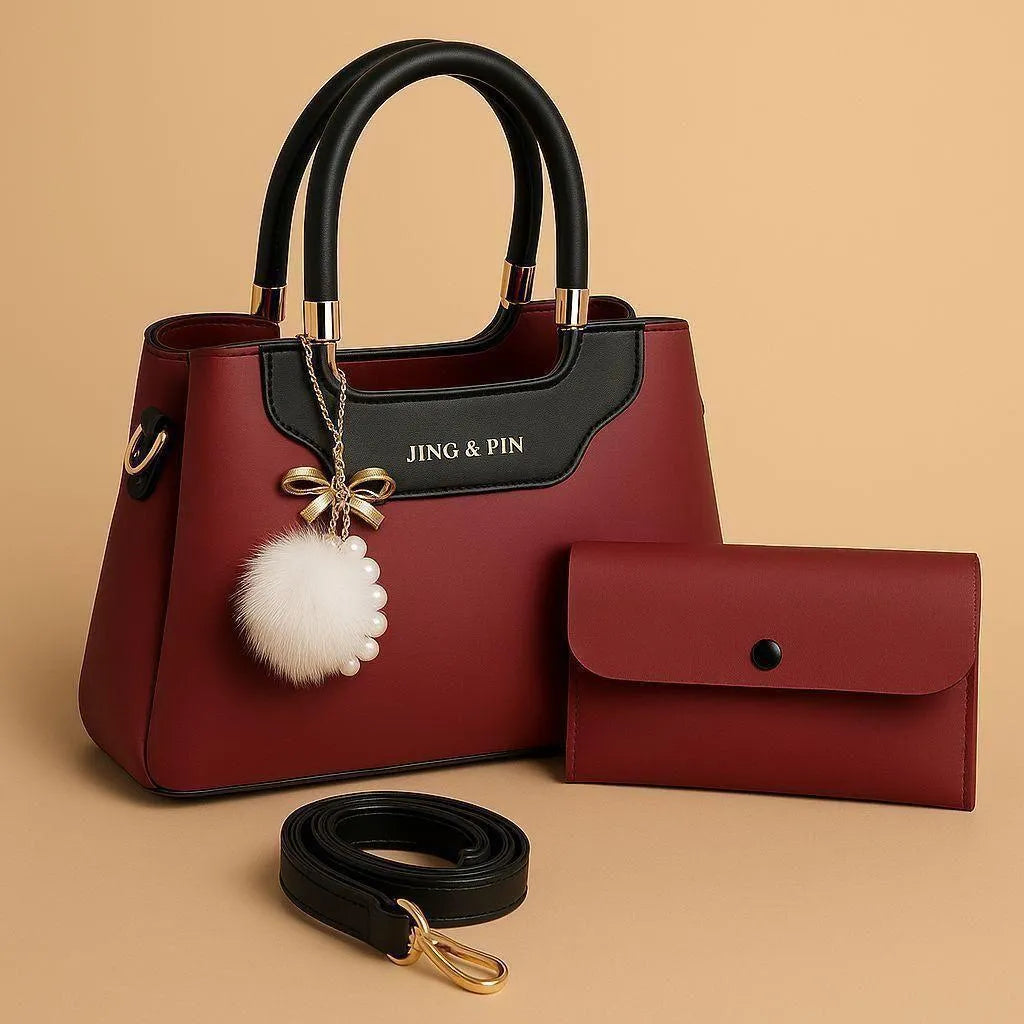 Women's Leather Plain Hand Bag