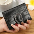 Stylish Women's PU Tri-Fold Wallet - 1, Pocket Friendly & Textured Design