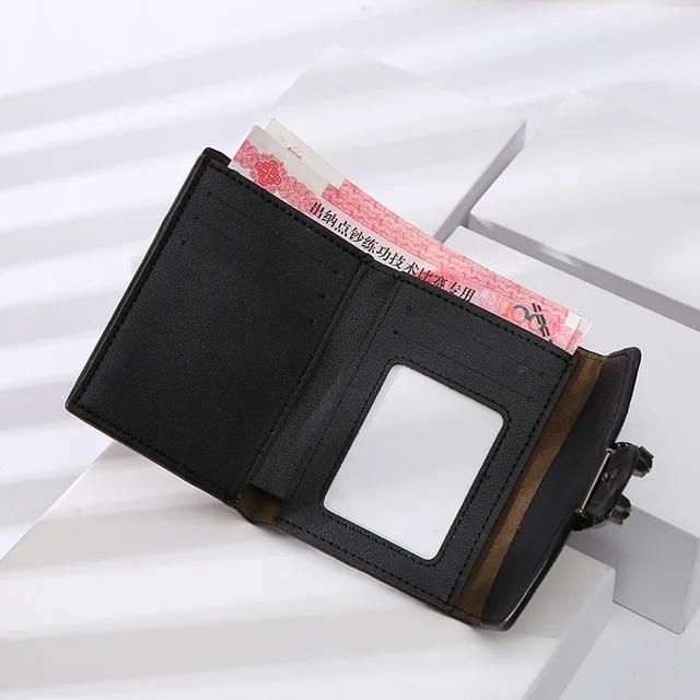 Stylish Women's PU Tri-Fold Wallet - 1, Pocket Friendly & Textured Design