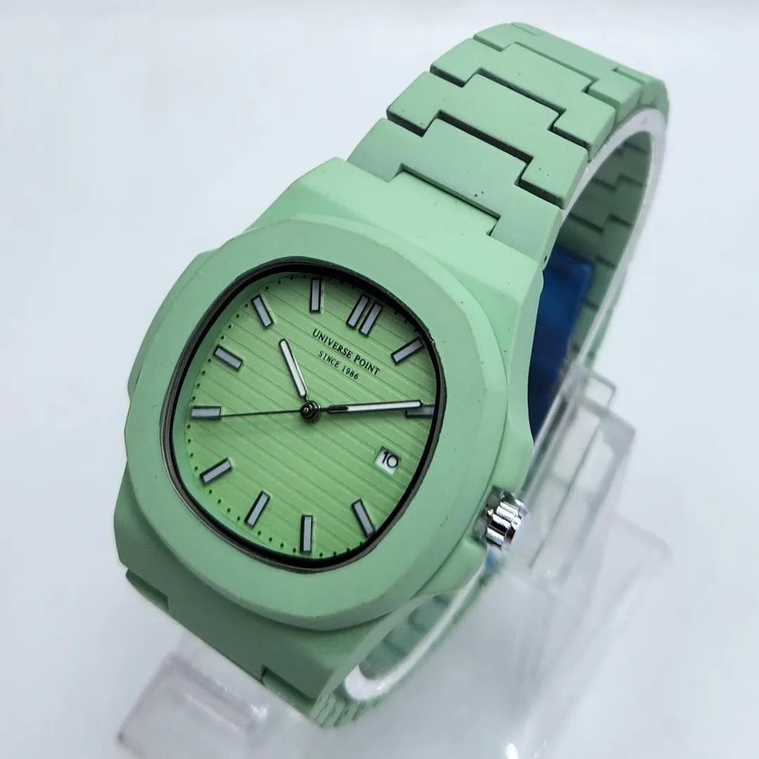 UNIVERSE POINT Classic Design Quartz Watch - Mint Green